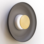 Totem Color-Select Metal Wall /Ceiling Ceiling Light - Matte White / Brass / Black