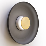 Totem Color-Select Metal Wall /Ceiling Ceiling Light - Matte White / Brass / Black