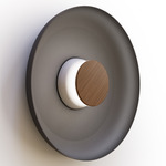 Totem Color-Select Metal Wall /Ceiling Ceiling Light - Matte White / Walnut / Black