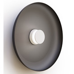 Totem Color-Select Metal Wall /Ceiling Ceiling Light - Matte White / Matte White / Black