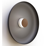 Totem Color-Select Metal Wall /Ceiling Ceiling Light - Matte White / Walnut / Black