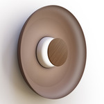 Totem Color-Select Metal Wall /Ceiling Ceiling Light - Matte White / Walnut / Espresso