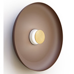 Totem Color-Select Metal Wall /Ceiling Ceiling Light - Matte White / Brass / Espresso
