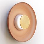 Totem Color-Select Metal Wall /Ceiling Ceiling Light - Matte White / Brass / Terracotta