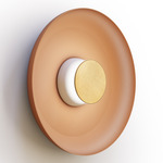 Totem Color-Select Metal Wall /Ceiling Ceiling Light - Matte White / Brass / Terracotta