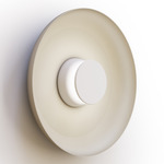 Totem Color-Select Metal Wall /Ceiling Ceiling Light - Matte White / Matte White / White