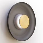 Totem Color-Select Metal Wall /Ceiling Ceiling Light - Matte Gray / Brass / Black