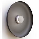 Totem Color-Select Metal Wall /Ceiling Ceiling Light - Matte Gray / Matte Gray / Black