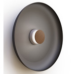 Totem Color-Select Metal Wall /Ceiling Ceiling Light - Matte Gray / Walnut / Black