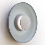 Totem Color-Select Metal Wall /Ceiling Ceiling Light - Matte Gray / Matte Gray / Slate Blue
