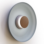 Totem Color-Select Metal Wall /Ceiling Ceiling Light - Matte Gray / Walnut / Slate Blue