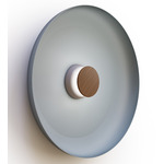 Totem Color-Select Metal Wall /Ceiling Ceiling Light - Matte Gray / Walnut / Slate Blue