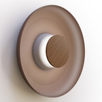 Totem Color-Select Metal Wall /Ceiling Ceiling Light - Matte Gray / Walnut / Espresso