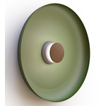 Totem Color-Select Metal Wall /Ceiling Ceiling Light - Matte Gray / Walnut / Forest Green
