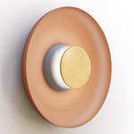 Totem Color-Select Metal Wall /Ceiling Ceiling Light - Matte Gray / Brass / Terracotta