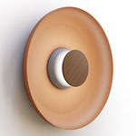 Totem Color-Select Metal Wall /Ceiling Ceiling Light - Matte Gray / Walnut / Terracotta