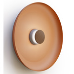 Totem Color-Select Metal Wall /Ceiling Ceiling Light - Matte Gray / Walnut / Terracotta