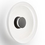 Totem Color-Select Glass Wall / Ceiling Light - Matte Black / Matte Black / Opal