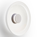 Totem Color-Select Glass Wall / Ceiling Light - Matte Gray / Matte Gray / Opal