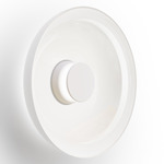 Totem Color-Select Glass Wall / Ceiling Light - Matte White / Matte White / Opal