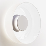 Totem Color-Select Glass Wall / Ceiling Light - Matte Gray / Matte Gray / Opal