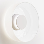 Totem Color-Select Glass Wall / Ceiling Light - Matte White / Matte White / Opal