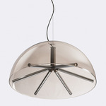 Runa Pendant - Bronze / Smoke