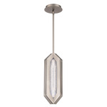 Ariana Color-Select Pendant - Brushed Nickel / Radiance Crystal Dust