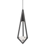 Violane Color-Select Pendant - Black / Radiance Crystal Dust