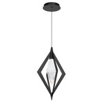 Amoureux Pendant - Black / Optic Crystal