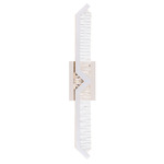 Gretel Color-Select Bathroom Vanity Light - Polished Nickel / Radiance Crystal Dust