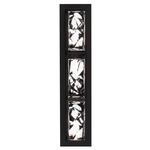 Drizzle Bathroom Vanity Light - Black / Radiance Crystal Dust