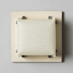 Field Square Mini Warm Dim Wall Sconce - Bone / Lantern White Parchment
