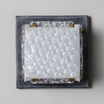 Field Square Mini Warm Dim Wall Sconce - Graphite / Prism Polycarbonate