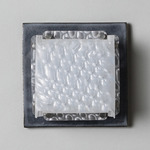 Field Square Mini Warm Dim Wall Sconce - Graphite / Prism Polycarbonate