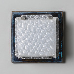 Field Square Mini Warm Dim Wall Sconce - Obsidian / Prism Polycarbonate