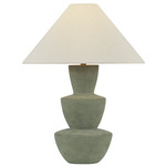 Kamas Table Lamp - Oak Moss / Sandstone