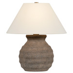 Dorian Table Lamp - Rustic Clay / Off White