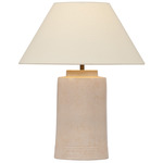 Acker Table Lamp - Terracotta / Wheat Linen