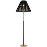 Sonoma Floor Lamp - Patina Gold Leaf / Espresso