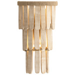 Bentley Wall Sconce - Patina Brass / White Wash