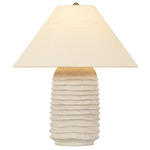 Gino Table Lamp - Off White / Saguran