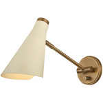 Andersen Wall Sconce - Patina Brass / Soft Sand