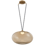 Walz Pendant - Patina Brass / Bronze