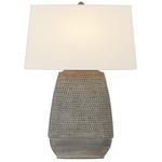 Waylen Table Lamp - Gray / White Linen