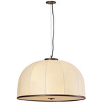 Rodrick Pendant - Bronze Leaf / Bamboo