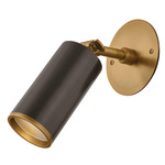 Caleb Wall Sconce - Patina Brass / Bronze / Clear
