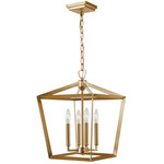 York Pendant - Brushed Brass