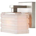Sardinia Wall Sconce - Brushed Nickel / White