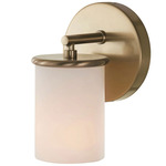 Merano Wall Sconce - Brushed Brass / Etched Glass